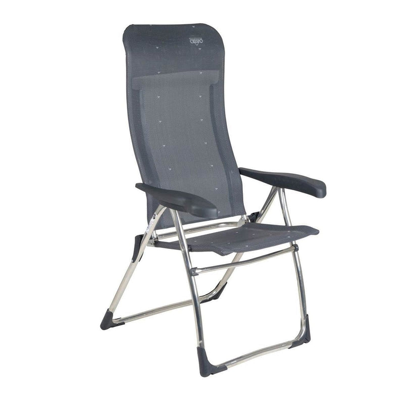 Crespo Chair AL/215 Dark Grey Crespo - UK Camping And Leisure