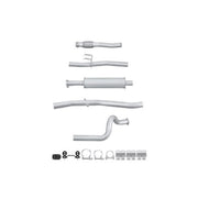 Hella Front Silencer Front fits Peugeot 206 Sw 2003 on 1.4
