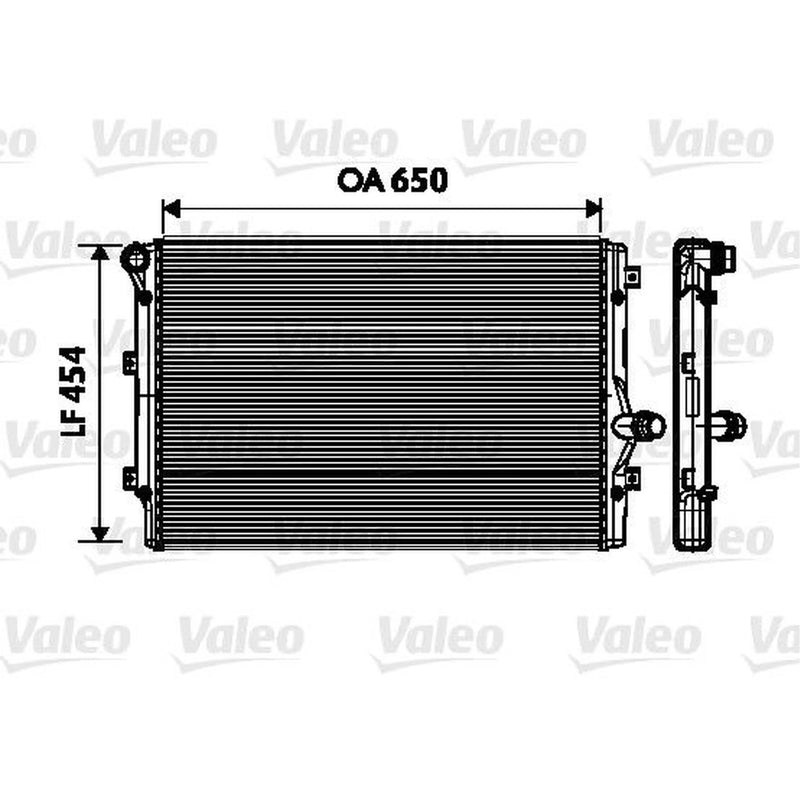 Valeo Engine Radiator 734333