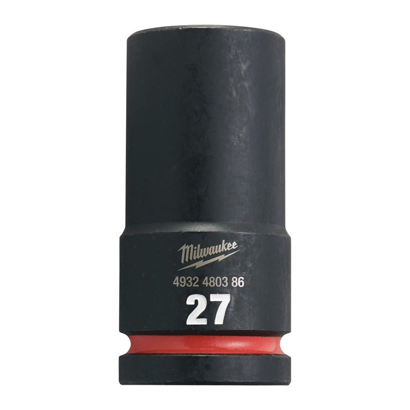 Milwaukee 27Mm 3/4 Impact Socket Deep-1Pc Ne 4932480386 Milwaukee - Dynamic Drive