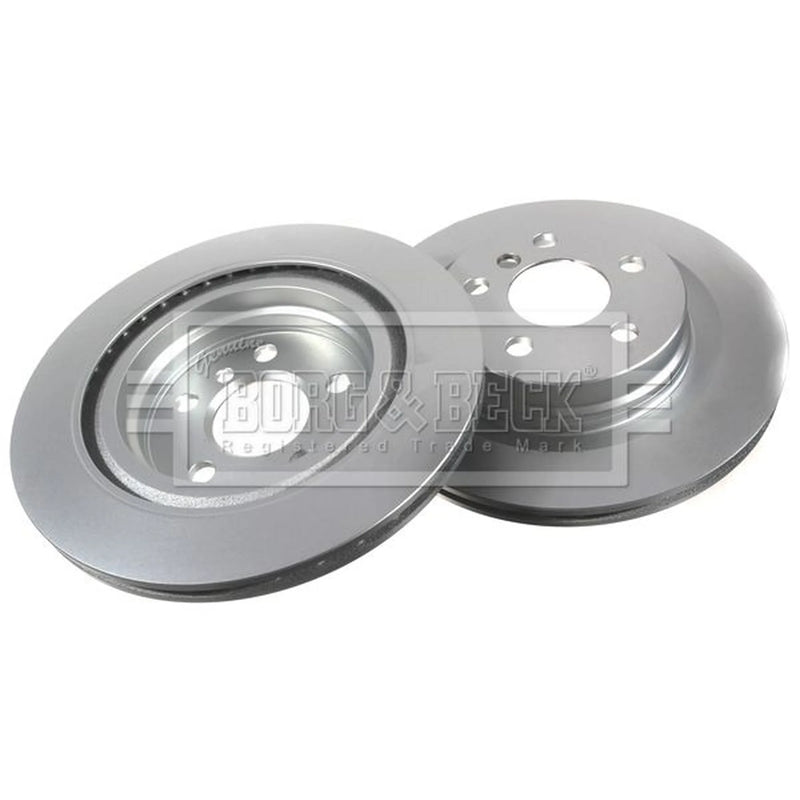 Borg & Beck Front Vented & Rear Vented Brake Discs & Pads fits BMW X2 2018-2023
