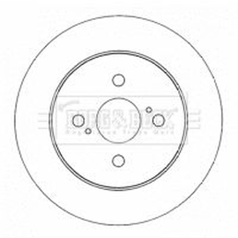 Borg & Beck Front & Rear Brake Discs & Pads fits Toyota Yaris 2005-2011 1.0 1.8