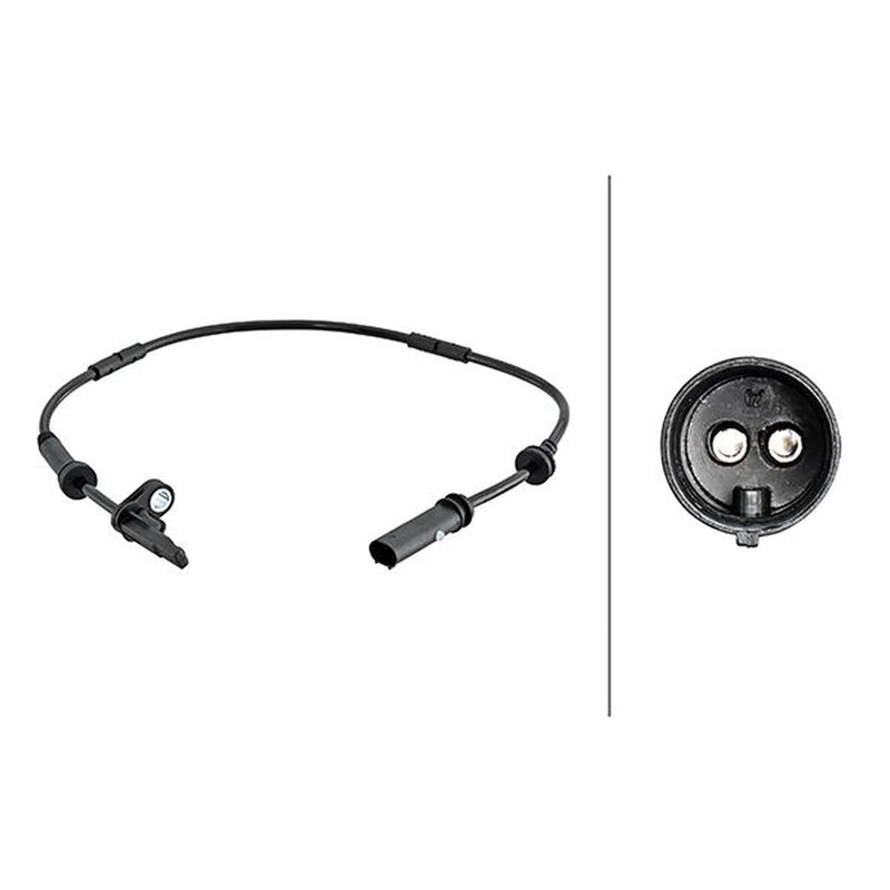 Hella ABS Wheel Speed Sensor Rear fits BMW X3 2010-2017