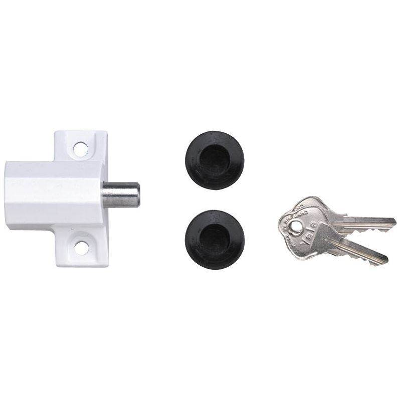 Yale Locks P114 Patio Door Lock White Finish Visi-pack Yale Locks - Dynamic Drive