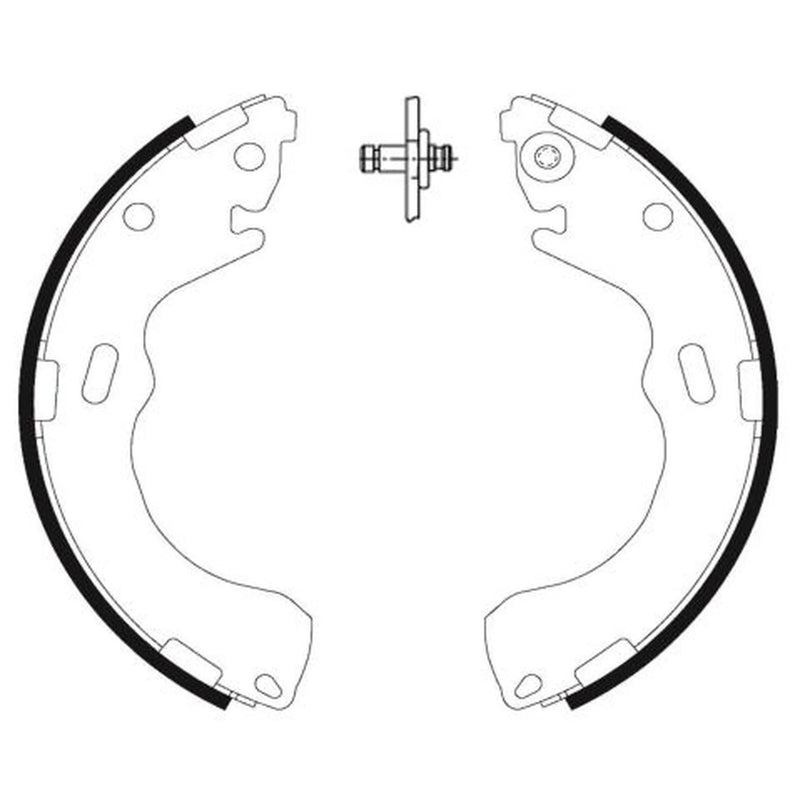 Mintex Brake Shoe Set Axle Kit fits Ford Maverick 2001 on 2.0 3.0