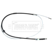 Borg & Beck Handbrake Cable Right Rear BKB3964