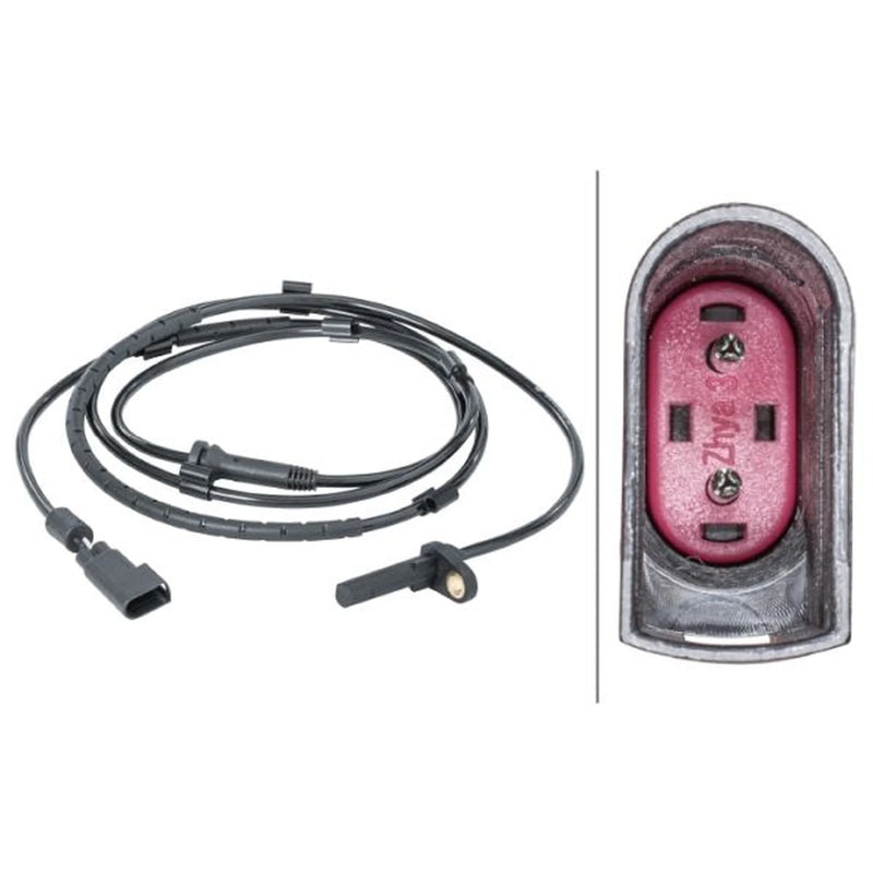Hella ABS Wheel Speed Sensor Rear Right fits Ford Transit 2006-2014