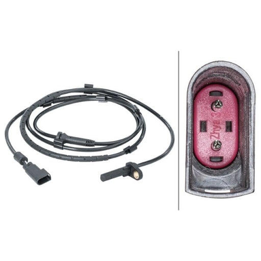 Hella ABS Wheel Speed Sensor Rear Right fits Ford Transit 2006-2014