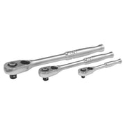 Premier Platinum Pear-Head Ratchet Wrench Set with Flip Reverse 3pc Sealey Premier Platinum - Dynamic Drive