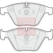 Apec Front Brake Vented Discs & Pads fits BMW 7 2001-2008