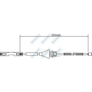 Apec Handbrake Cable Right Rear BBC3152