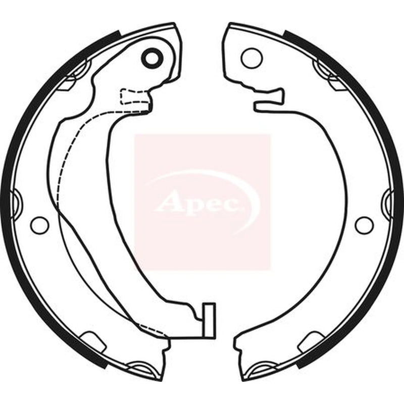 Apec Parking Brake Shoe Set SHU778