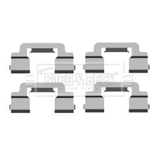 Borg & Beck Brake Pad Accessory Fitting Kit Rear BBK1384
