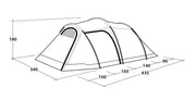 Outwell Earth 5 Plus Pole Tent Green 5 Person Outwell - Dynamic Drive