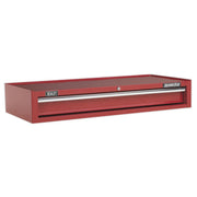Sealey Mid-Box 1 Drawer with Ball-Bearing Slides Heavy-Duty- Red Sealey  - Dynamic Drive