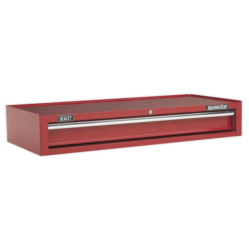 Sealey Mid-Box 1 Drawer with Ball-Bearing Slides Heavy-Duty- Red Sealey  - Dynamic Drive