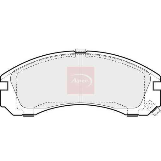 Apec Front & Rear Brake Discs & Pads fits Mitsubishi Space Gear 1994-2006 2.8