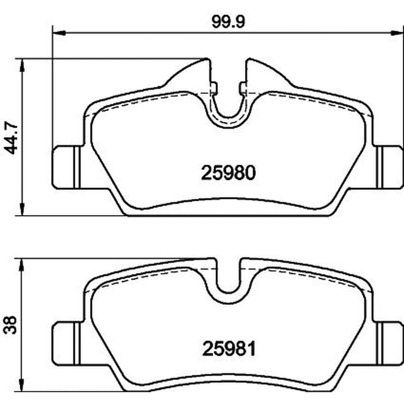 Mintex Front Dimples & Rear Dimples Brake Discs & Pads fits Mini Mini 2013-2019
