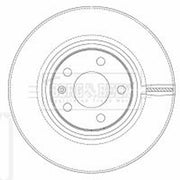 Borg & Beck Front & Rear Brake Discs & Pads fits Audi A6 C6 2004-2011