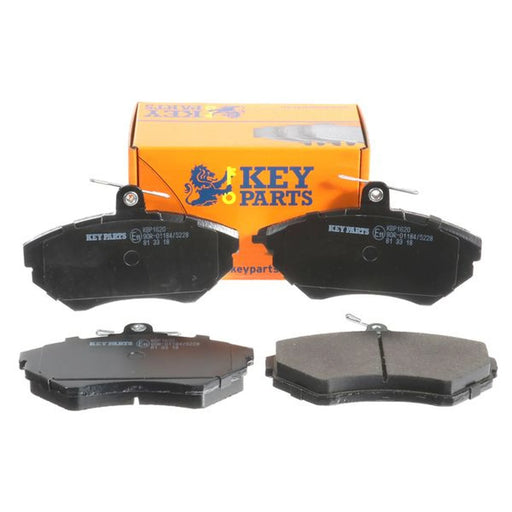 Key Parts Front Brake Vented Discs & Pads fits VW Polo III Classic 1997-1999 1.9