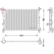 Denso Engine Radiator DRM09046