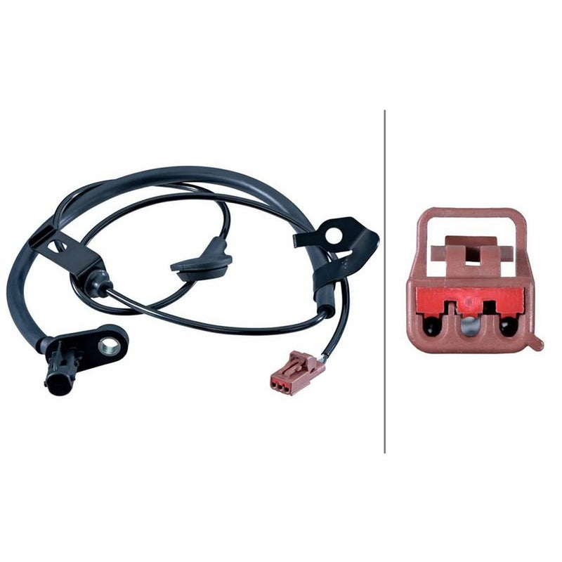 Hella ABS Wheel Speed Sensor Rear 6PU 358 251-631