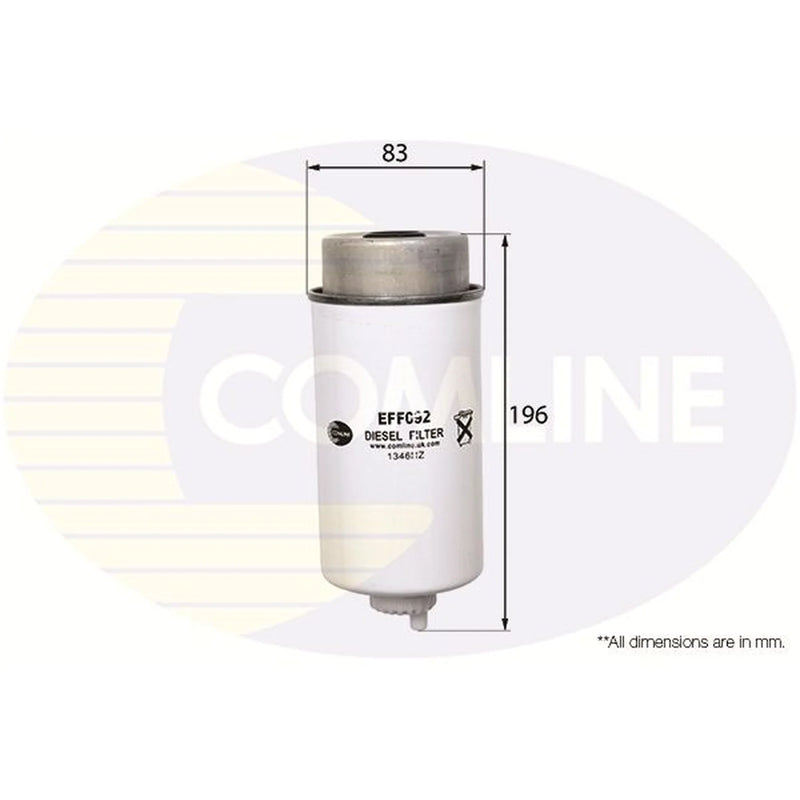 Comline Fuel Filter Element fits Ford Transit 2000-2014 2.0 2.2 2.4