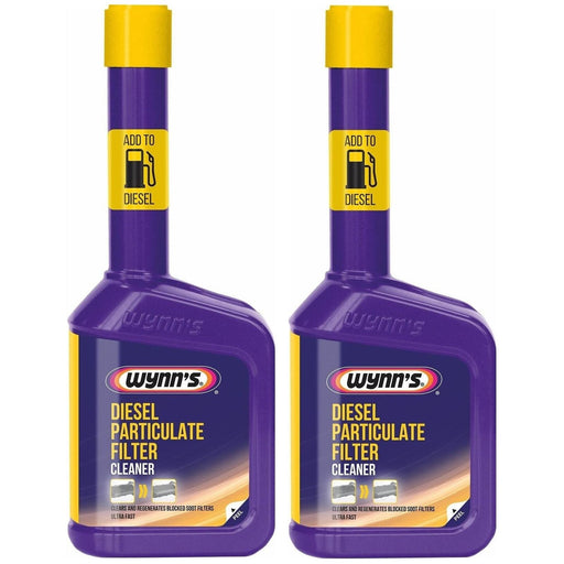 2x Wynn's Diesel Particulate Filter DPF Cleaner Purple 325ml Ultra Fast Wynns - NN4 Online 