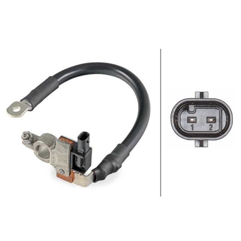Hella Battery Sensor Ibs200X Audi 6PK fits Audi A4 Allroad B8 2009-2016 2.0 3.0