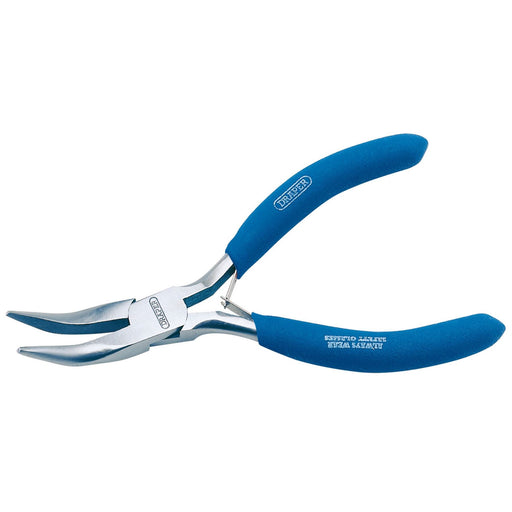 Draper Carbon Steel Bent Nose Pliers, 125mm 60742 Draper - Dynamic Drive