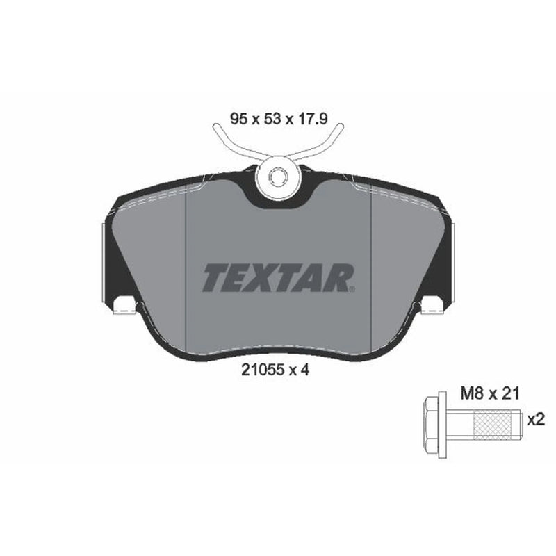 Textar Front Brake Pad Set 2105503