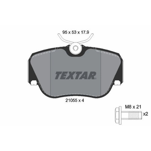 Textar Front Brake Pad Set 2105503