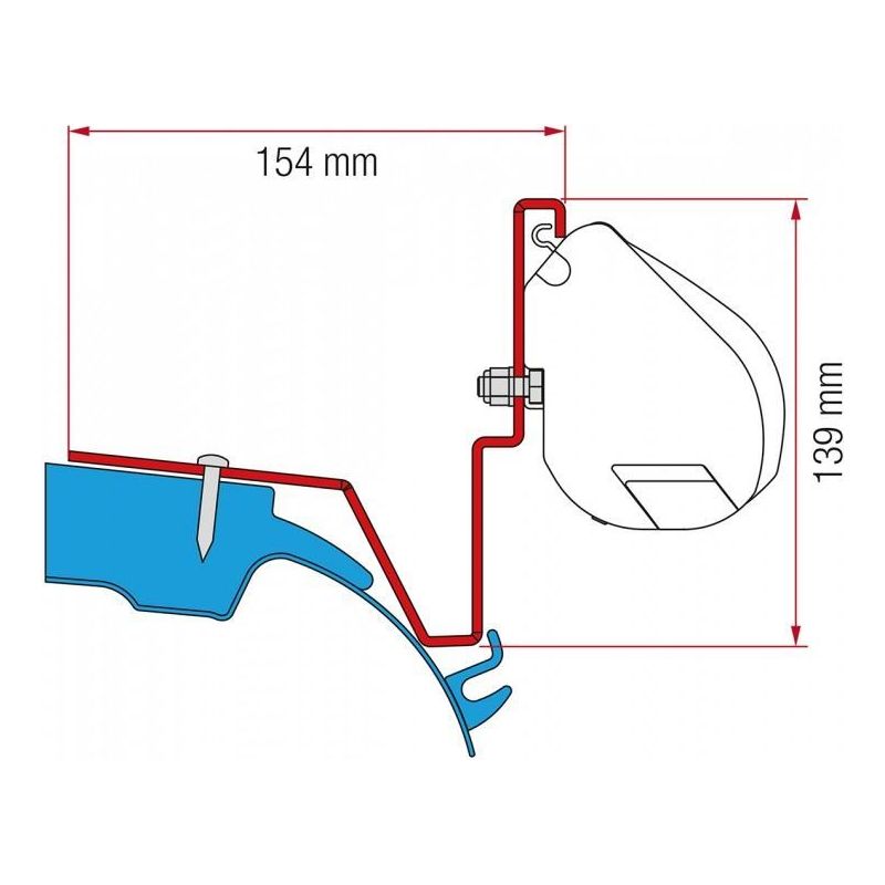 98655Z034 KIT MERC VITO JULES VERNE Fiamma  - Dynamic Drive