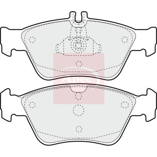 Apec Front Brake Pad Set PAD886