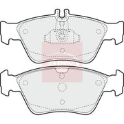 Apec Front Brake Pad Set fits Mercedes-Benz C-Class 1993-2000