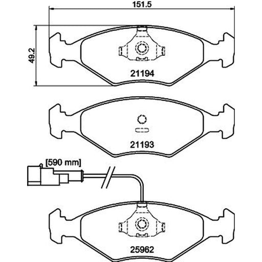 Mintex Brake Pad Set