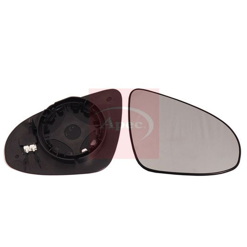 Apec Exterior Wing Mirror Glass Right fits Citroën C1 II 2014-2021 1.0 1.2