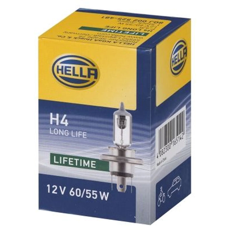 Hella Bulb Ece-R 37-H4-12V60/55W 8GJ fits Abarth Grande Punto 2007-2010 1.4