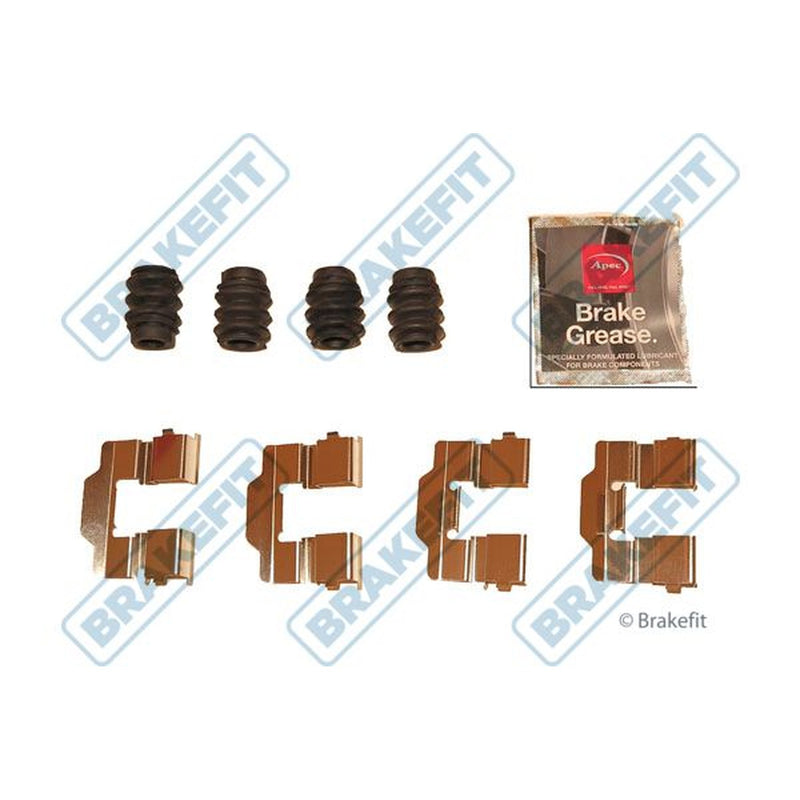 Apec Brake Pad Accessory Fitting Kit Front fits Citroën C-Elysee 2012-2018