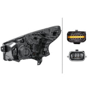 Hella Headlight Headlamp H4 Right 1LE 011 565-141