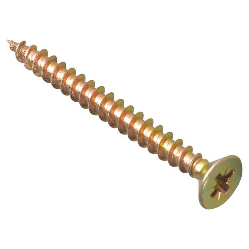 Forgefix Multi-Purpose Pozi Compatible Screw CSK ST ZYP 5.0 x 55mm Box 200 ForgeFix - NN4 Online