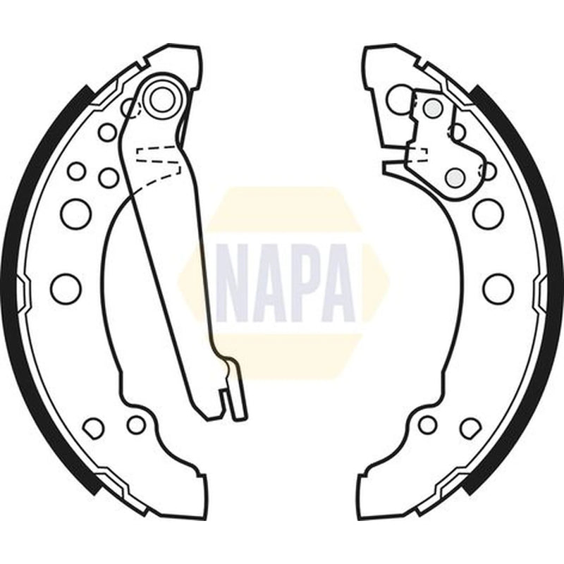 NAPA Brake Shoe Set Axle Kit NBS1005