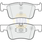 NAPA Front Brake Pad Set NBP1213