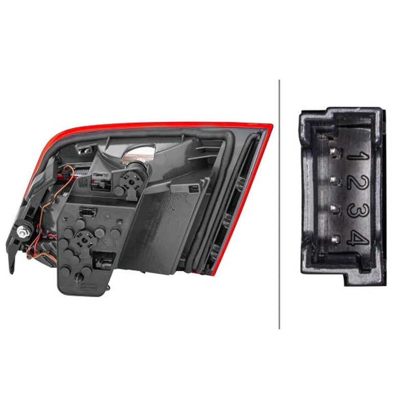 Hella Tail Light / Lamp H21W Left fits BMW 5 2010-2016