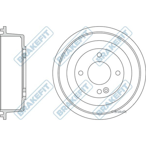 Apec Brake Drum Assembly Rear fits Hyundai Accent IV 2010-2018 1.4 1.6