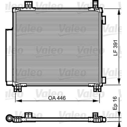 Valeo Air Conditioning Condenser 814220