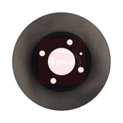 Apec Rear Brake Solid Discs & Pads fits VW Golf 1988-1991 1.8