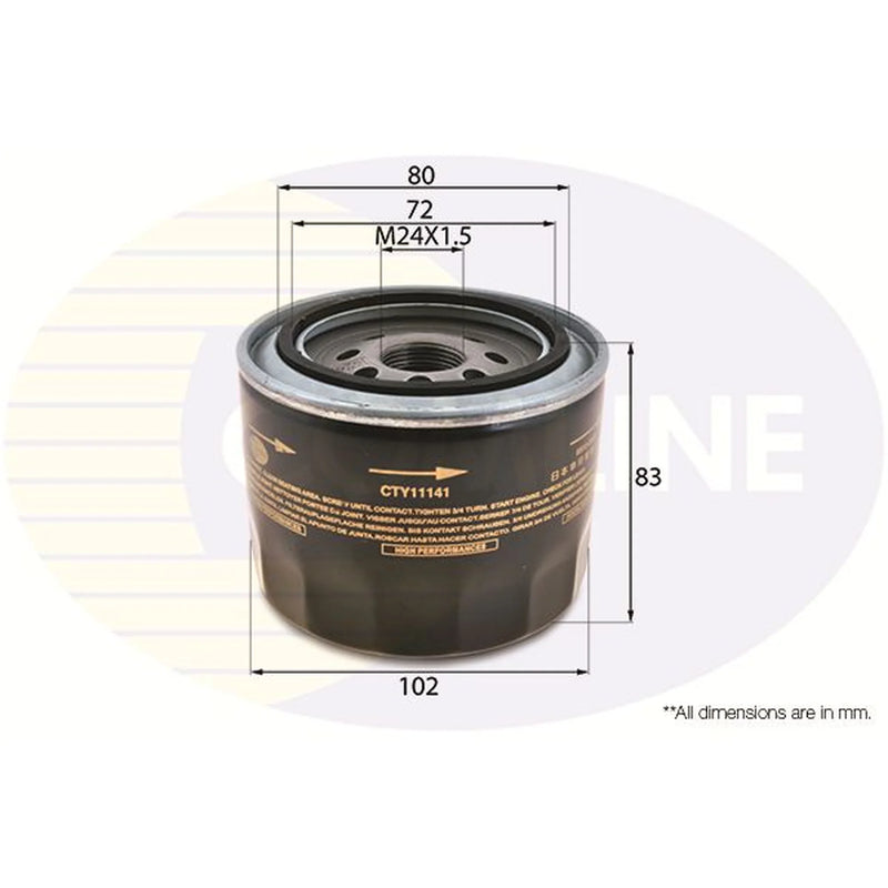 Comline Service Kit with Air, Oil & Cabin Fi fits Toyota Carina E VI Sportswagon