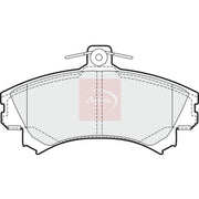 Apec Front Brake Pad Set fits Mitsubishi Carisma 1995-2006 1.6 1.8 1.9