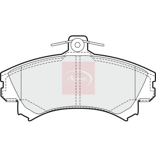 Apec Front Brake Pad Set fits Mitsubishi Carisma 1995-2006 1.6 1.8 1.9